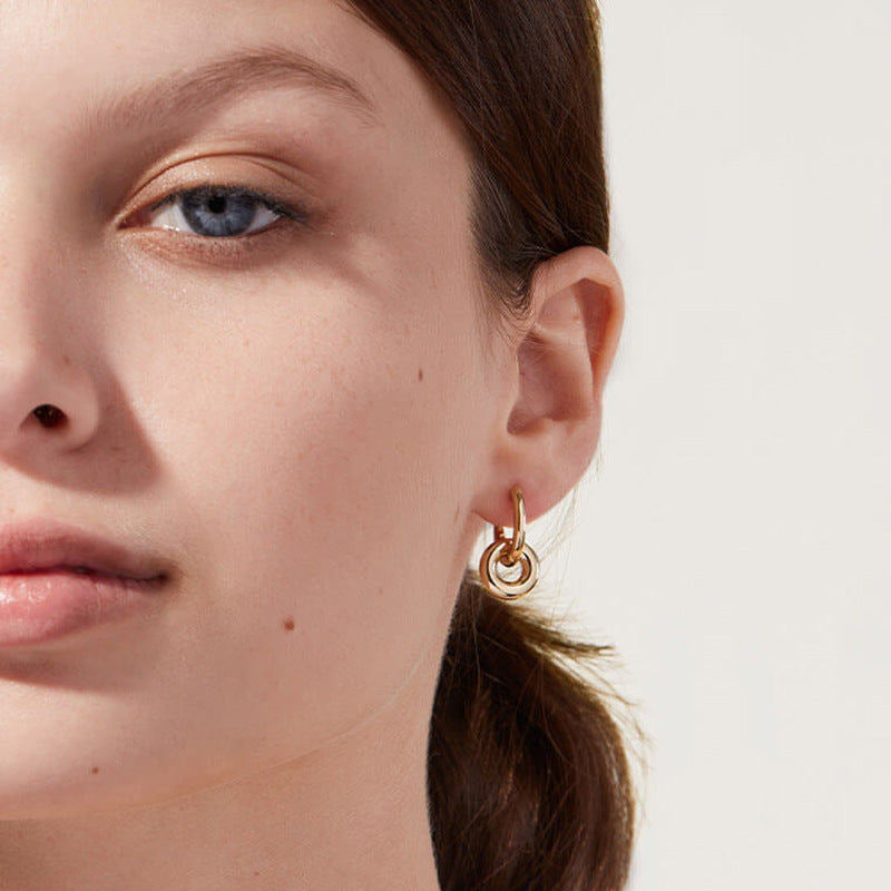 JUSSAN Minimal Sterling Silver Earrings