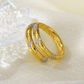 JUSSAN Pave Luxe Sterling Silver Ring