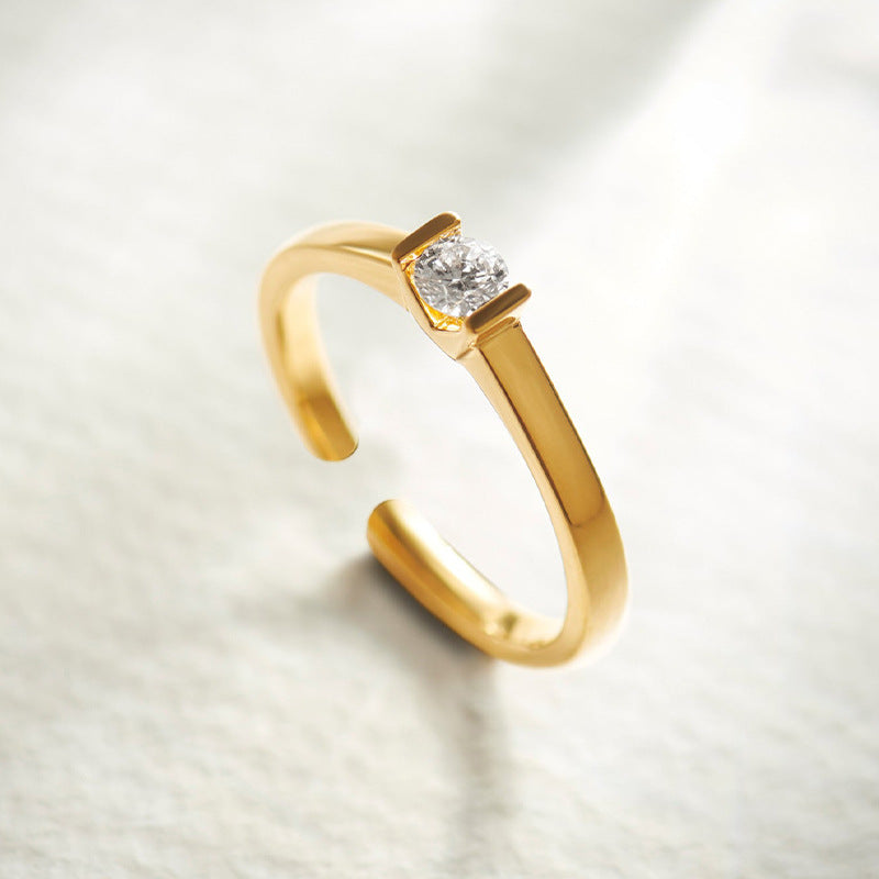 JUSSAN Minimal Luxe Sterling Silver Ring