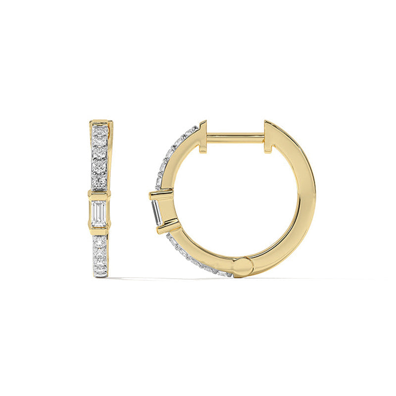 JUSSAN Pave Minimal Luxe Sterling Silver Ring