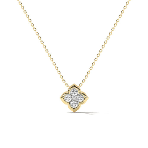 JUSSAN Clover Luxe Sterling Silver Necklace