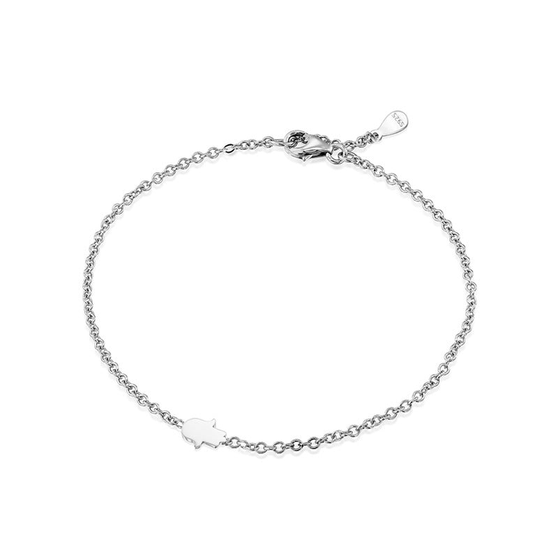 JUSSAN Geometric Minimal Luxe Sterling Silver Bracelet