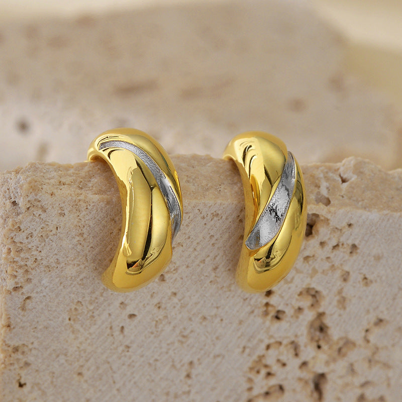 JUSSAN Modern Sterling Silver Earrings