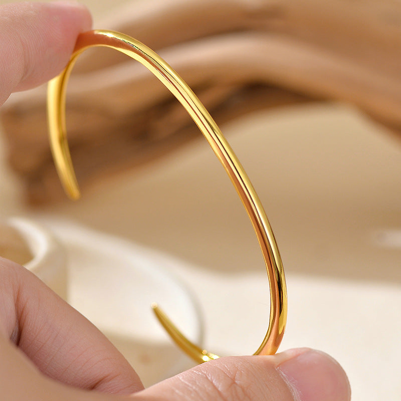 JUSSAN Hoop Sterling Silver Bracelet