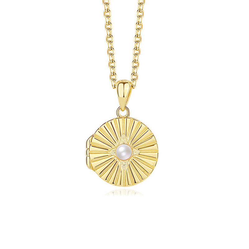 JUSSAN Star Pendant Minimal Silver Necklace