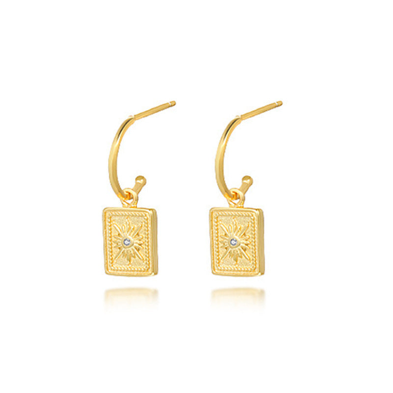 JUSSAN Star Luxe Silver Earrings