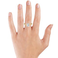JUSSAN Pave Minimal Luxe Sterling Silver Ring