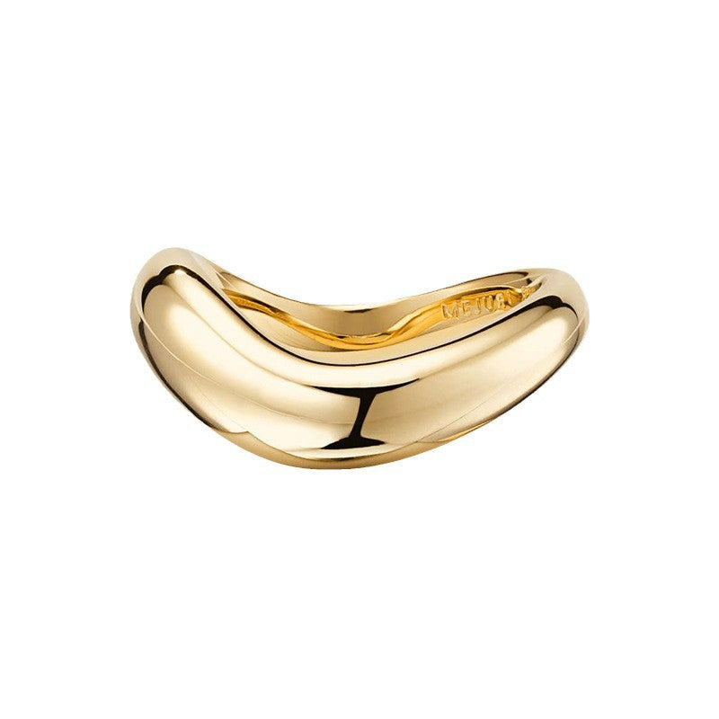 JUSSAN Hoop Minimal Luxe Sterling Silver Ring