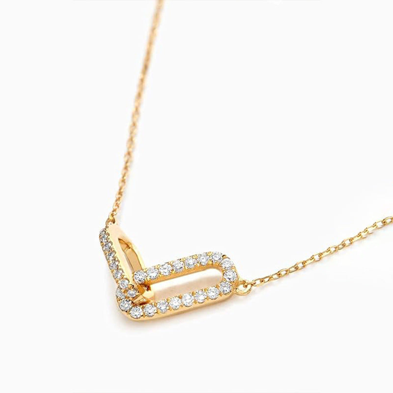 JUSSAN Starlight Heart Sterling Silver Necklace