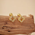 JUSSAN Clover Luxe Sterling Silver Earrings