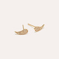 JUSSAN Pave Sterling Silver Earrings