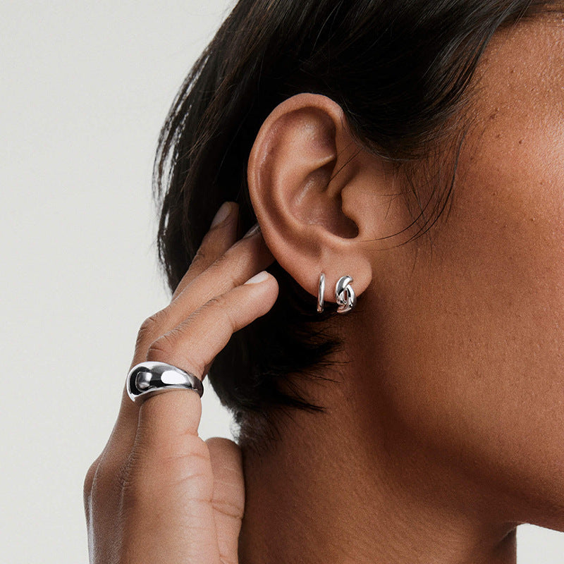 JUSSAN Floral Luxe Sterling Silver Earrings