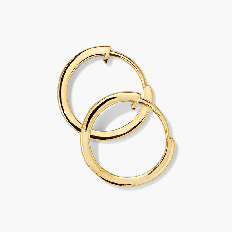 JUSSAN Hoop Luxe Sterling Silver Earrings