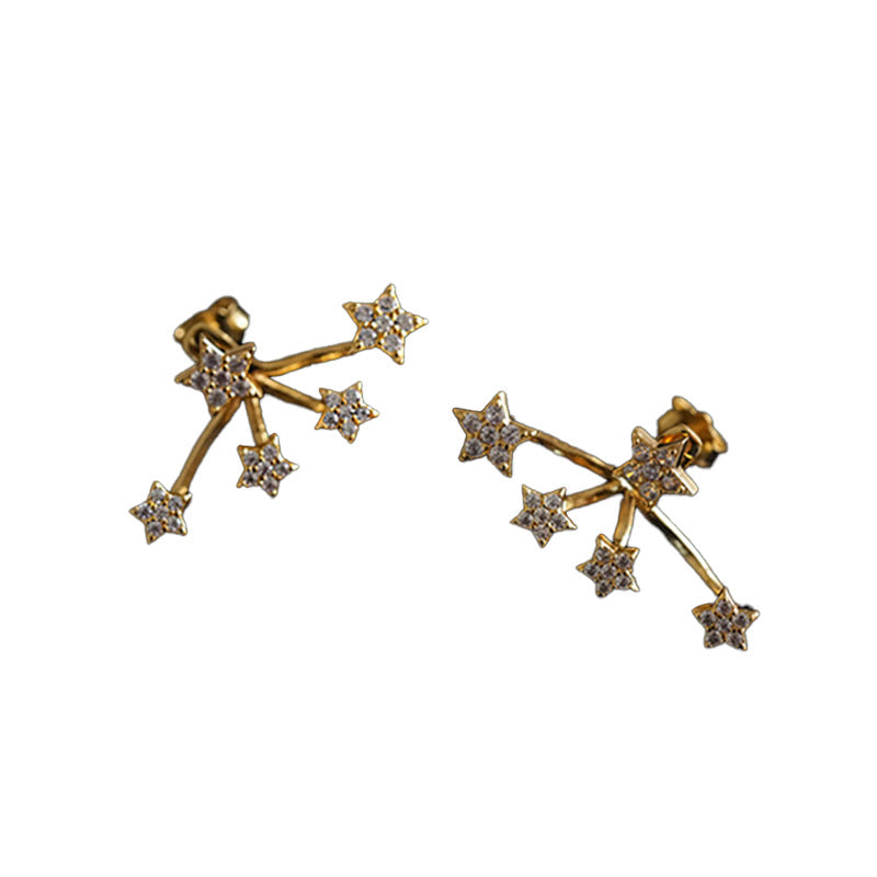 JUSSAN Star Luxe Sterling Silver Earrings