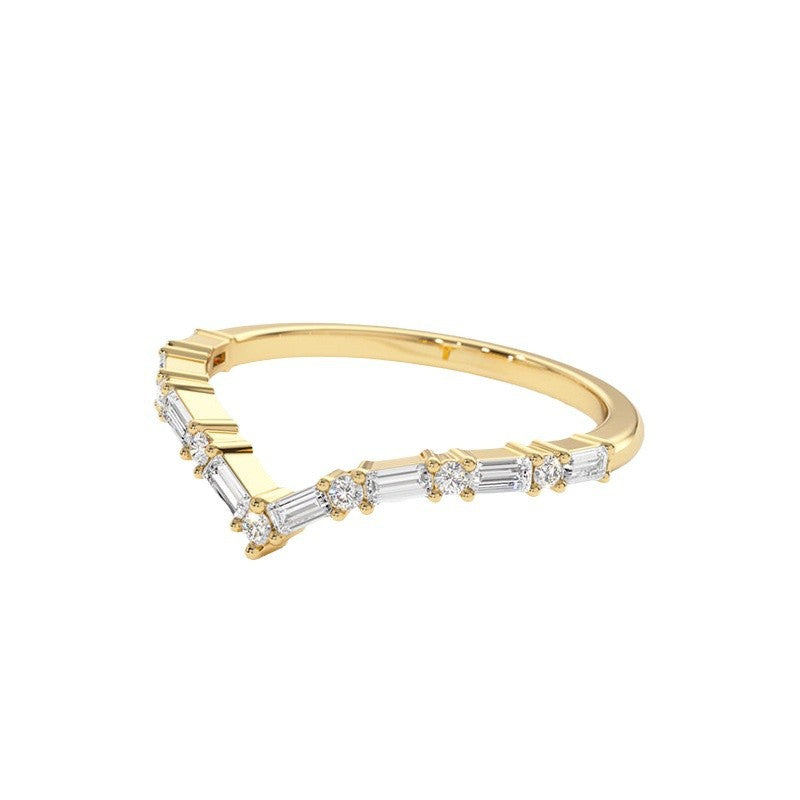 JUSSAN Pave Sterling Silver Ring