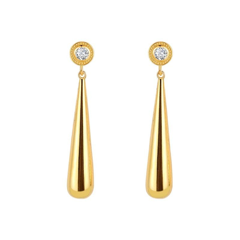 JUSSAN Starlight Teardrop Sterling Silver Earrings