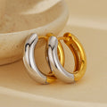 JUSSAN Hoop Minimal Luxe Sterling Silver Earrings