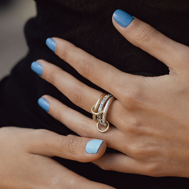 JUSSAN Pave Luxe Sterling Silver Ring