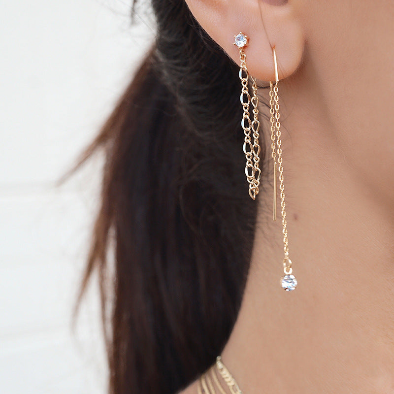 JUSSAN Pave Luxe Sterling Silver Earrings