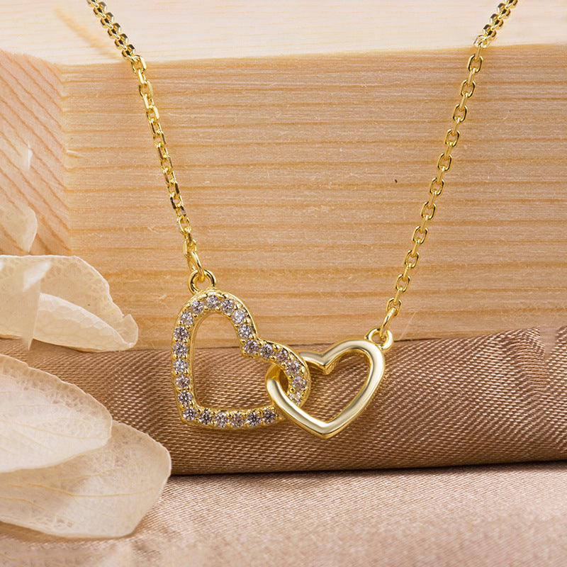 JUSSAN Heart Sterling Silver Necklace