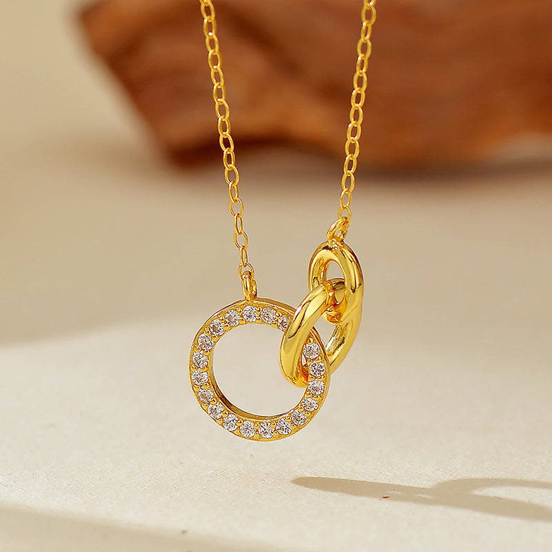 JUSSAN Pave Luxe Sterling Silver Necklace