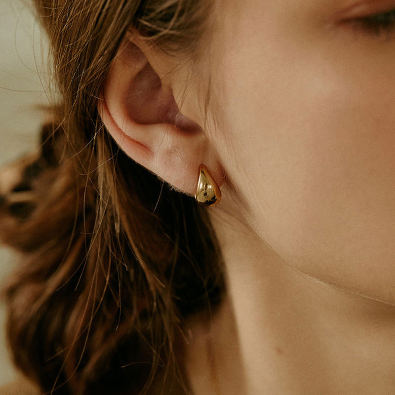 JUSSAN Geometric Ear Cuff Sterling Silver Earrings