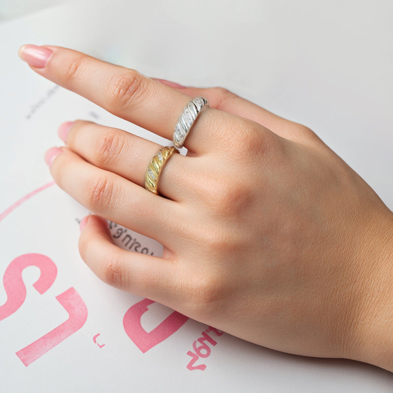 JUSSAN Floral Luxe Sterling Silver Ring