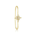 JUSSAN Star Ear Cuff Minimal Sterling Silver Earrings