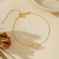 JUSSAN Layered Heart Pave Sterling Silver Bracelet