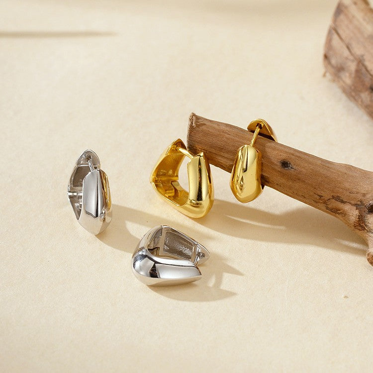 JUSSAN Starlight Geometric Sterling Silver Earrings