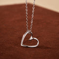 JUSSAN Heart Pendant Sterling Silver Necklace
