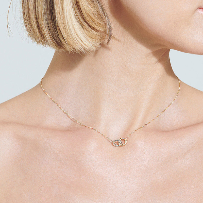 JUSSAN Minimal Silver Necklace