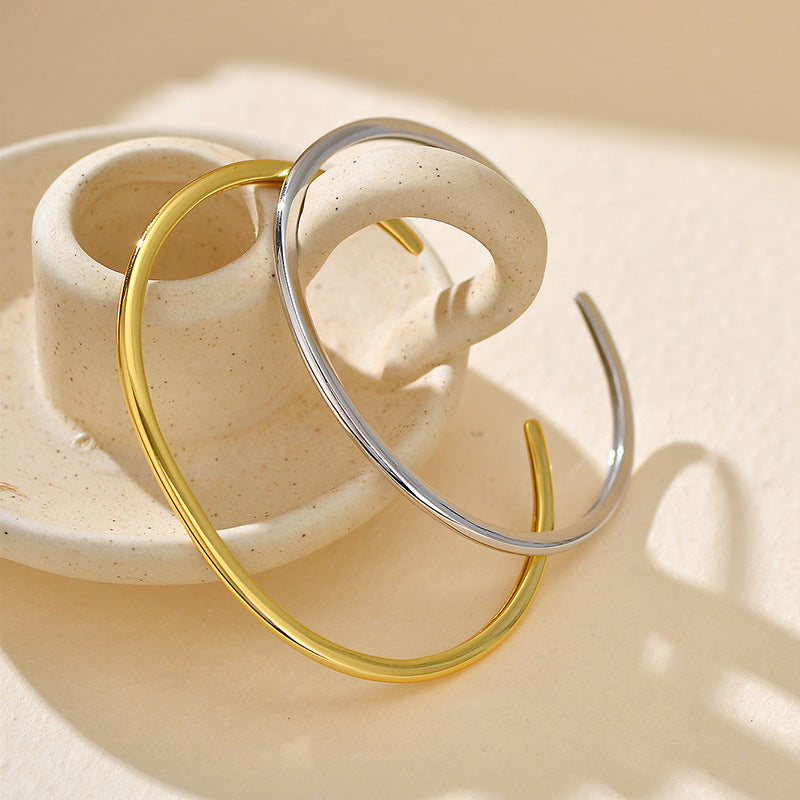 JUSSAN Hoop Sterling Silver Bracelet