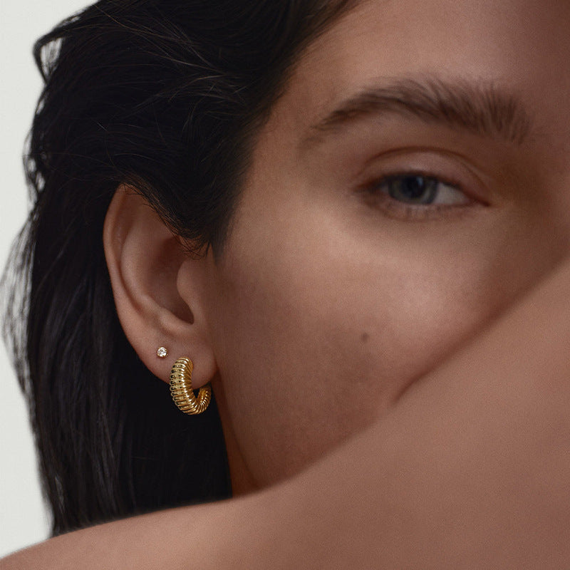 JUSSAN Modern Sterling Silver Earrings