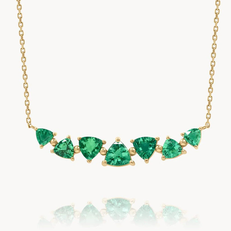 JUSSAN Pave Sterling Silver Necklace
