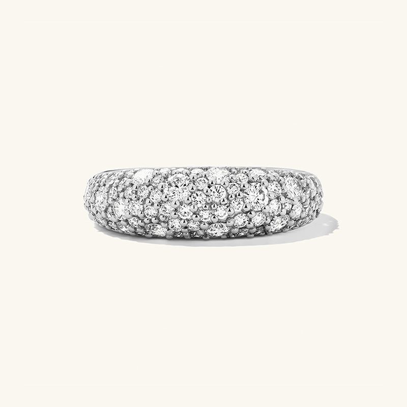JUSSAN Pave Luxe Sterling Silver Ring