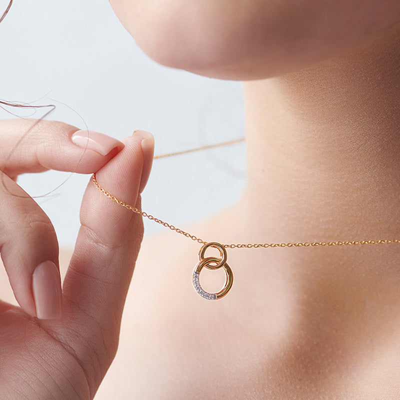 JUSSAN Modern Sterling Silver Necklace