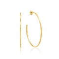 JUSSAN Hoop Minimal Luxe Sterling Silver Earrings