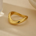 JUSSAN Hoop Minimal Luxe Sterling Silver Ring