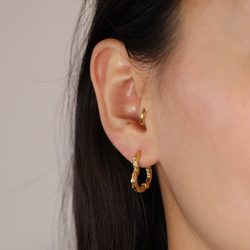 JUSSAN Ear Cuff Hoop Sterling Silver Earrings