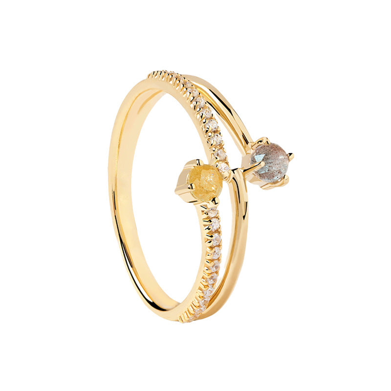 JUSSAN Pave Luxe Sterling Silver Ring