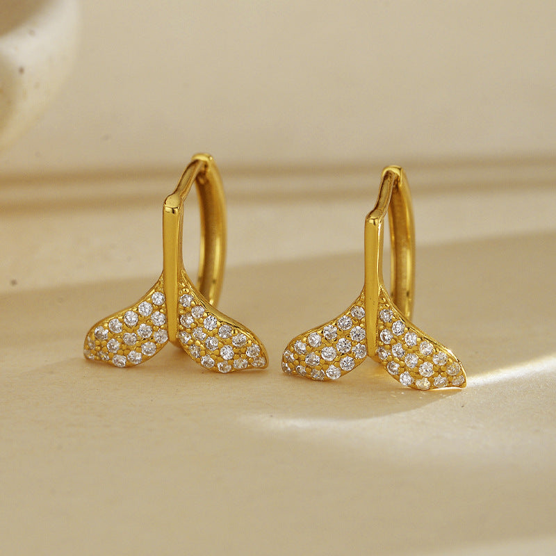 JUSSAN Pave Luxe Sterling Silver Earrings