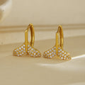 JUSSAN Pave Luxe Sterling Silver Earrings