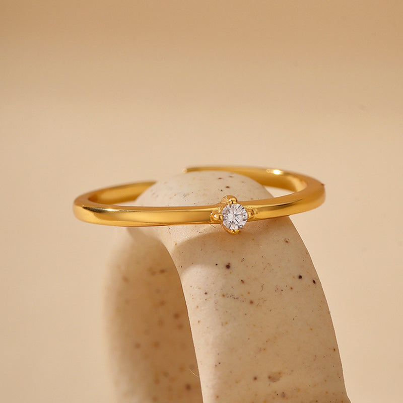JUSSAN Minimal Luxe Sterling Silver Ring