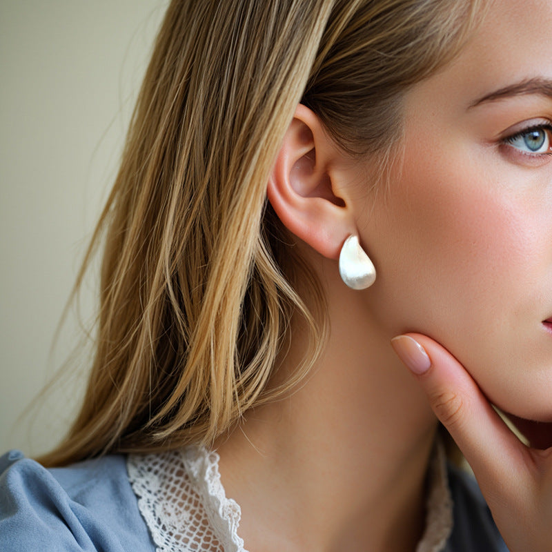 JUSSAN Teardrop Luxe Sterling Silver Earrings