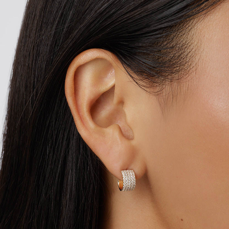 JUSSAN Minimal Luxe Sterling Silver Earrings