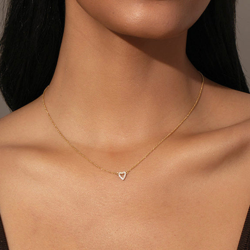 JUSSAN Heart Minimal Luxe Sterling Silver Necklace