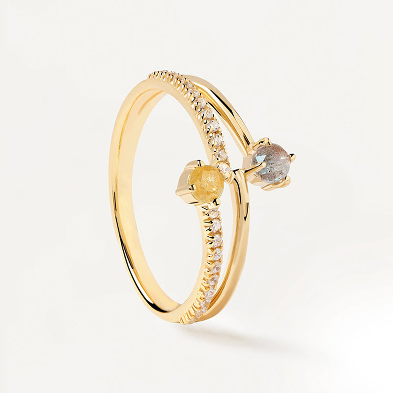 JUSSAN Pave Luxe Sterling Silver Ring