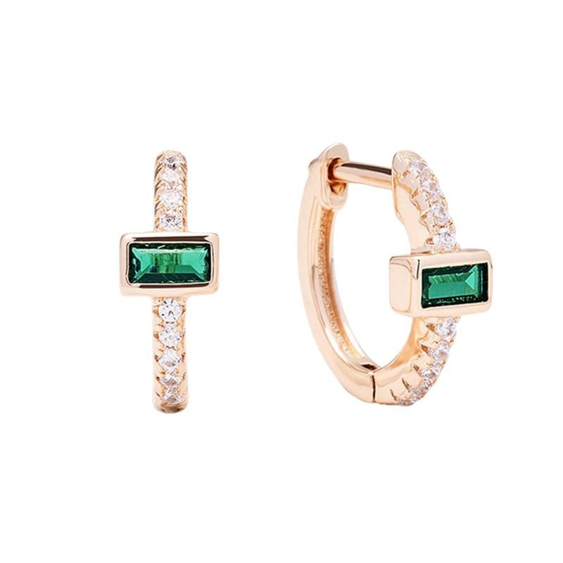 JUSSAN Geometric Luxe Sterling Silver Earrings