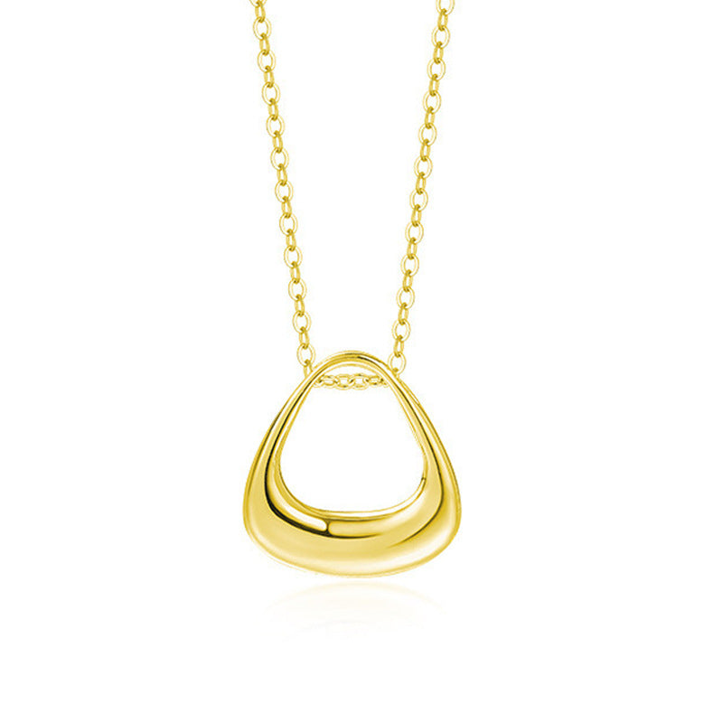 JUSSAN Geometric Pendant Sterling Silver Necklace